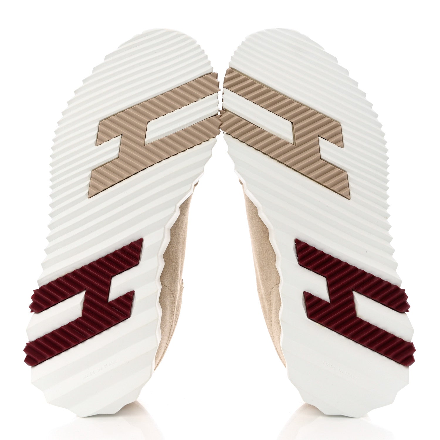 Hermes Goatskin Suede Goatskin Bouncing Sneakers 36 White Gomme 5 of 8