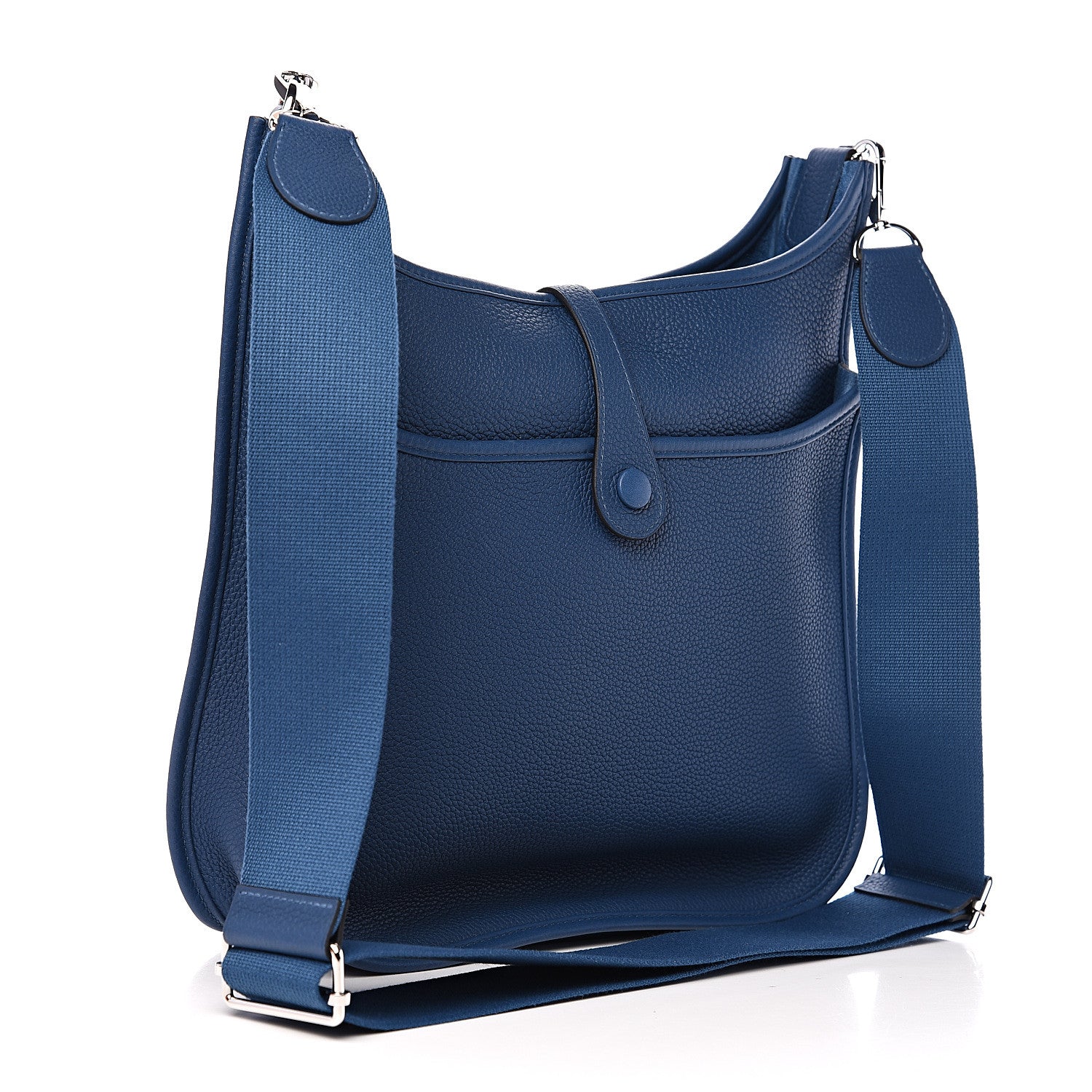 Hermes Taurillon Clemence Evelyne III PM Deep Bleu 2 of 10