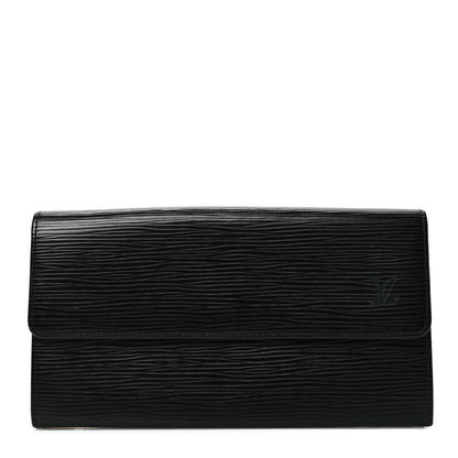 Louis Vuitton Epi Sarah Wallet Black 1 of 8