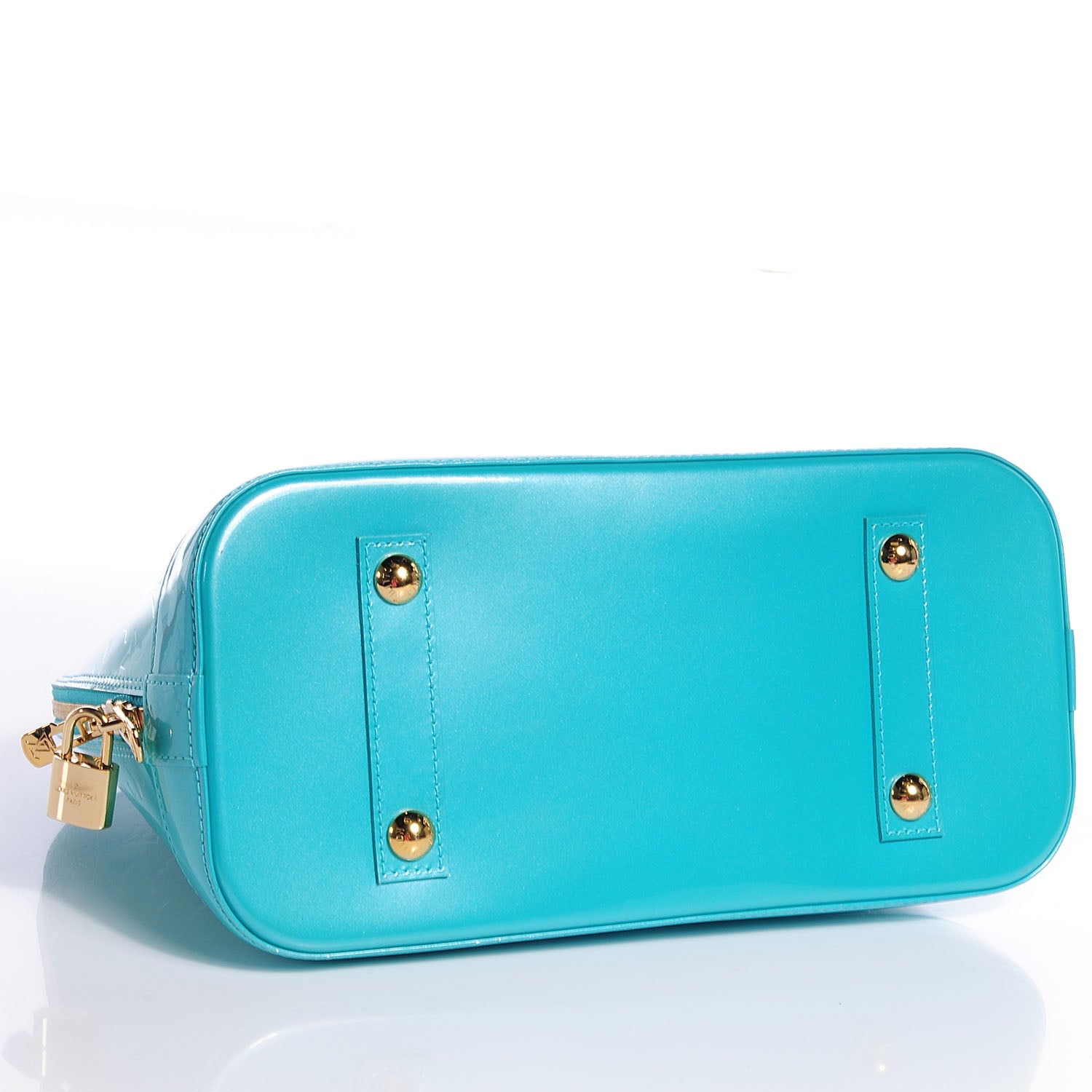Louis Vuitton Vernis Alma PM Blue Lagon 6 of 15