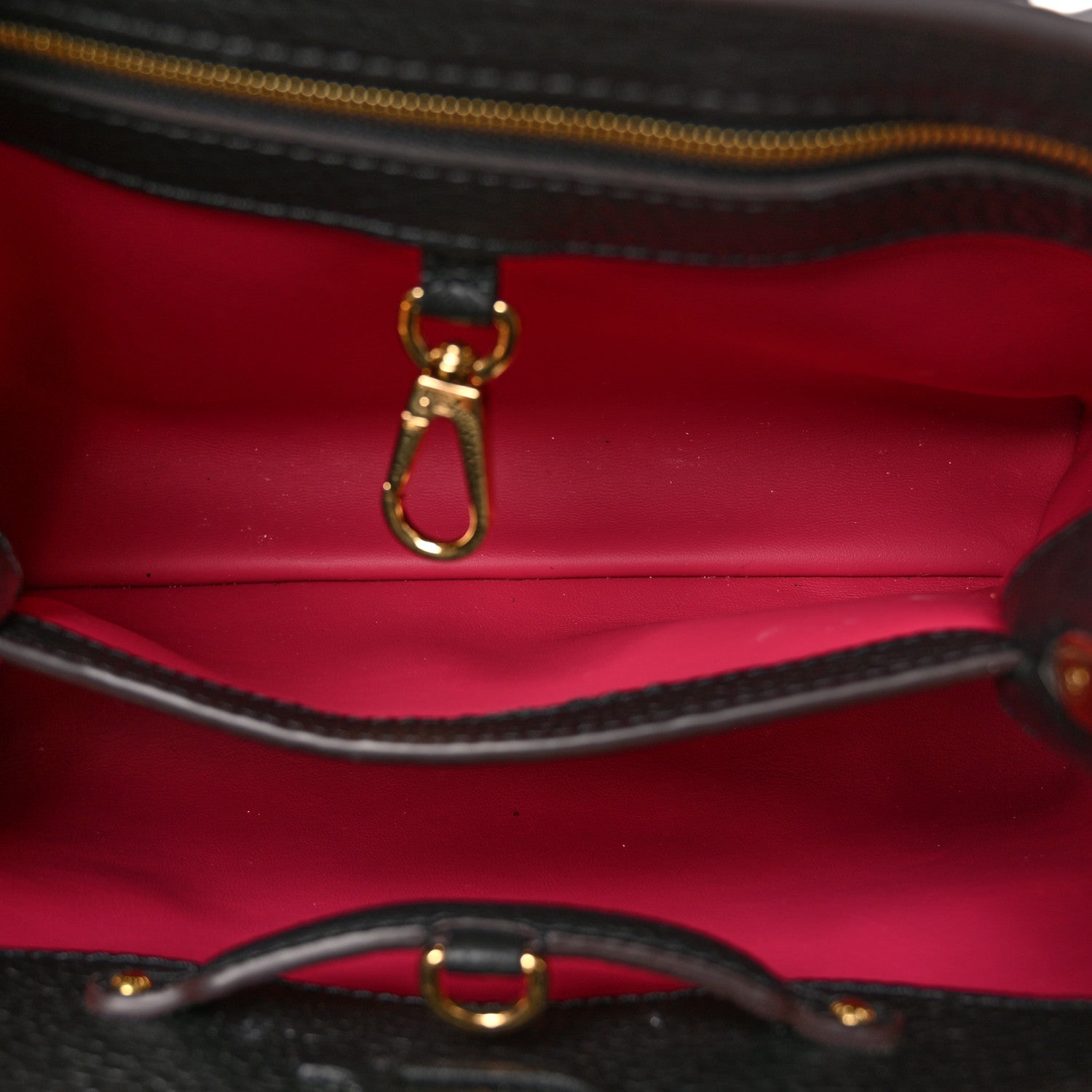 Louis Vuitton Taurillon Capucines BB Black 5 of 10