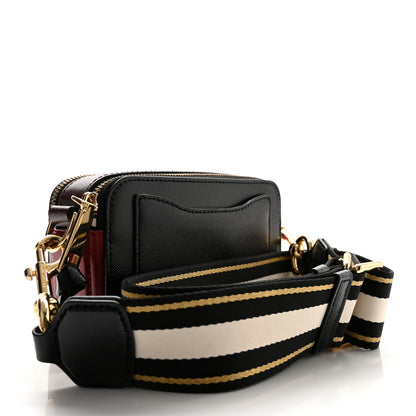 Marc Jacobs Saffiano Small Snapshot Camera Bag Black Multicolor 3 of 9