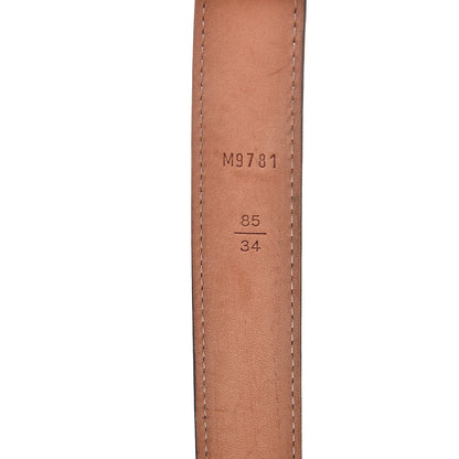 Louis Vuitton Mini Monogram 25mm LV Initiales Belt 85 34 5 of 7