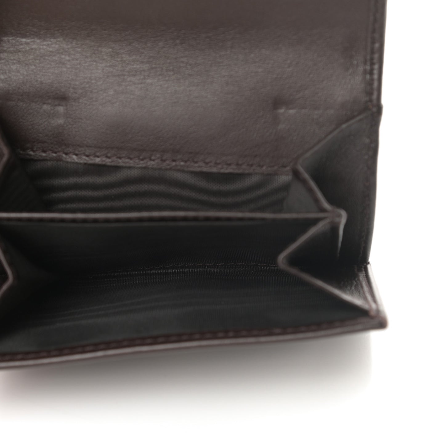 Guccissima Sukey French Flap Wallet Chocolate