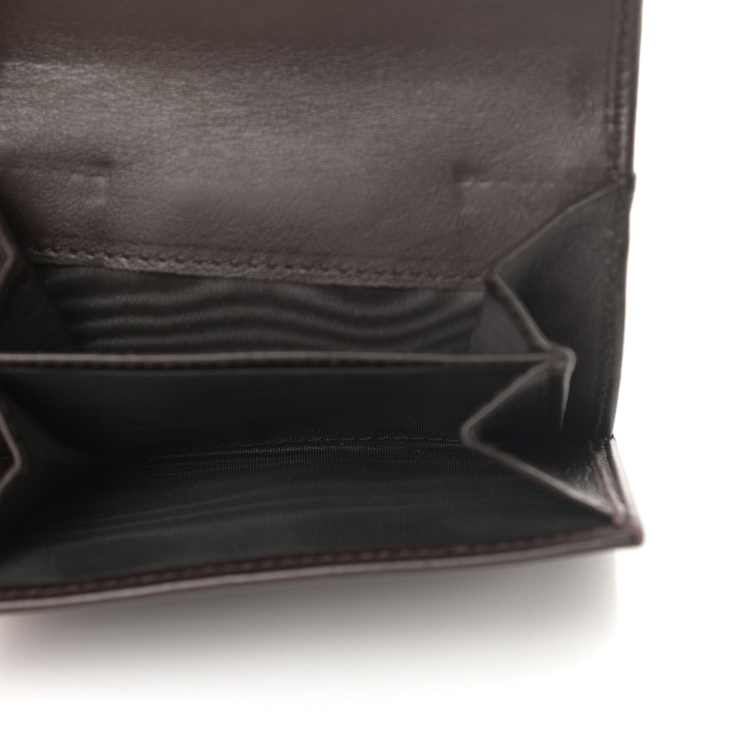 Gucci Guccissima Sukey French Flap Wallet Chocolate 6 of 10