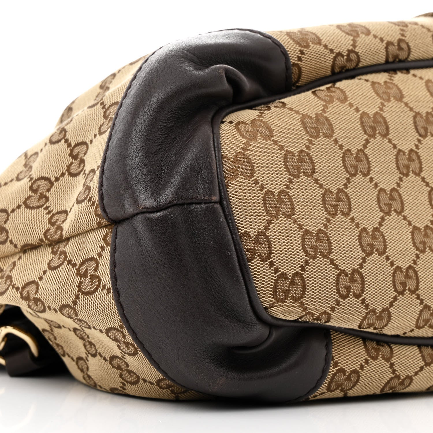 Gucci Monogram Medium Sukey Top Handle Dark Brown 9 of 11