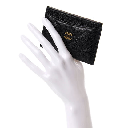 Chanel Caviar Quilted Card Holder Black 2 of 9