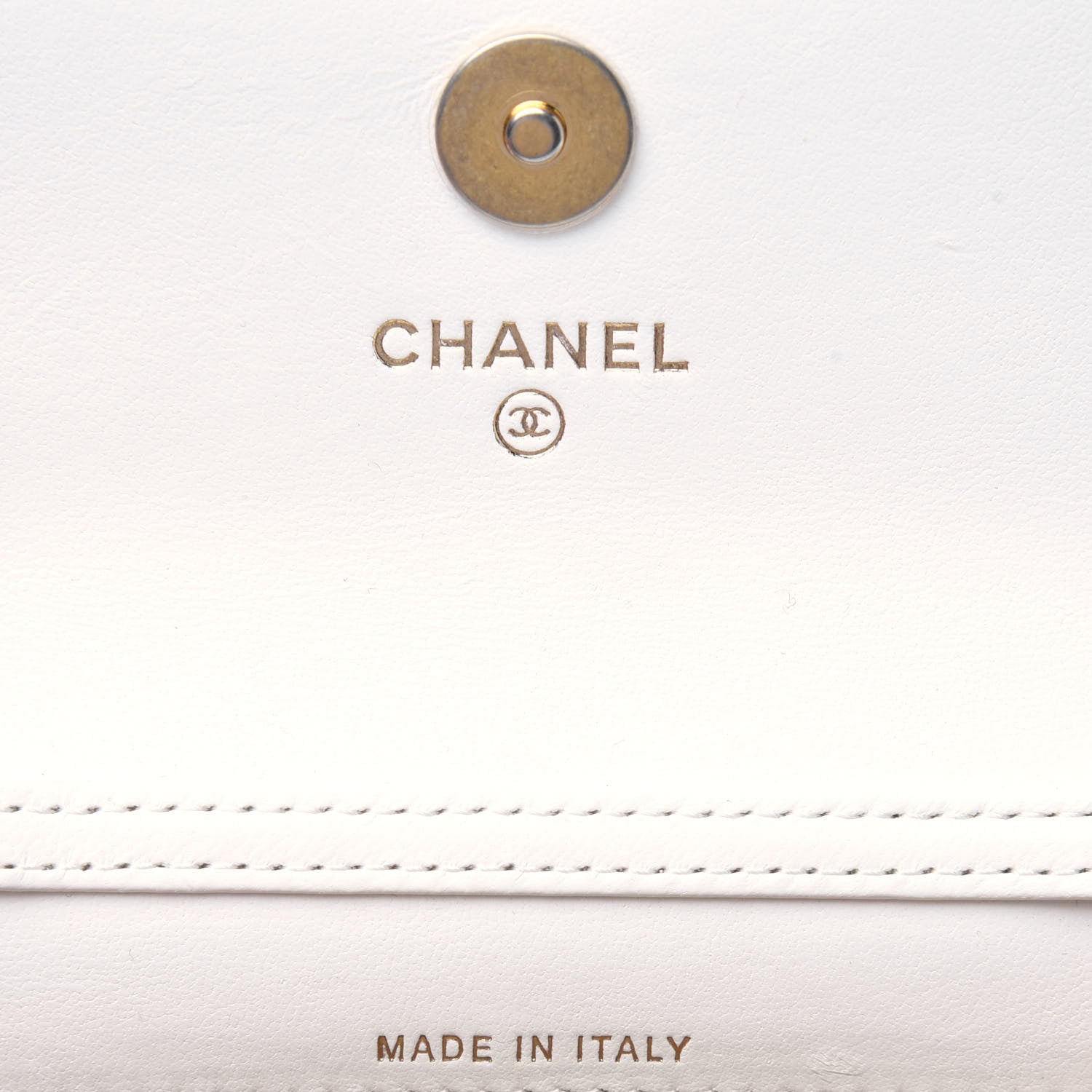 Chanel Lambskin Quilted Pearl Crush Clutch With Chain White 6 of 14