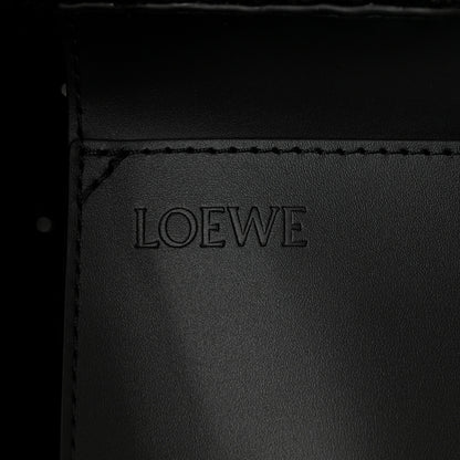 Loewe Raffia Medium Paula's Ibiza Logo Tote Black White 6 of 10