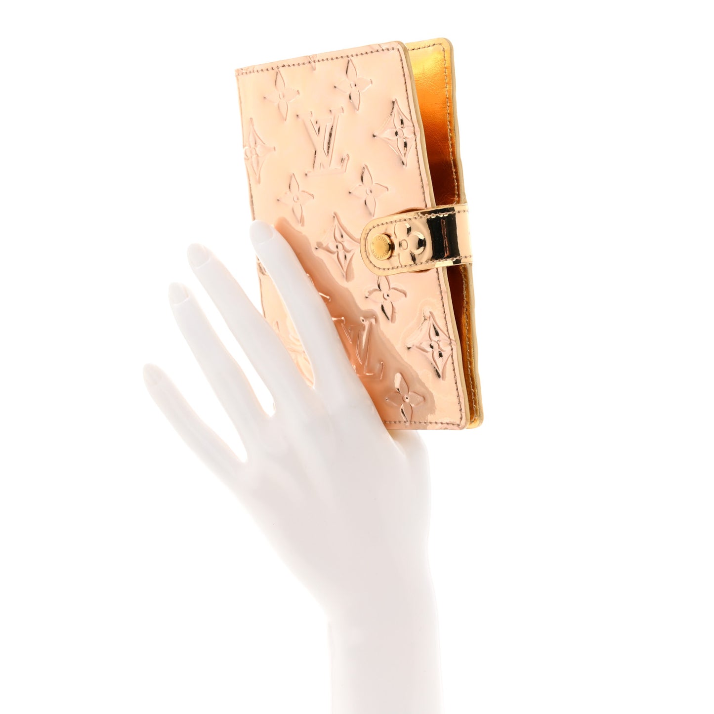 Monogram Miroir Small Ring Agenda Gold