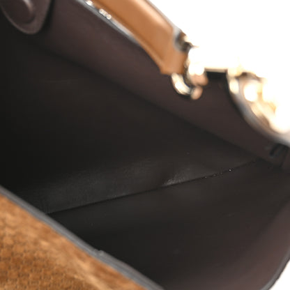 Gucci GG Suede B Large Shoulder Bag Brown 6 of 12