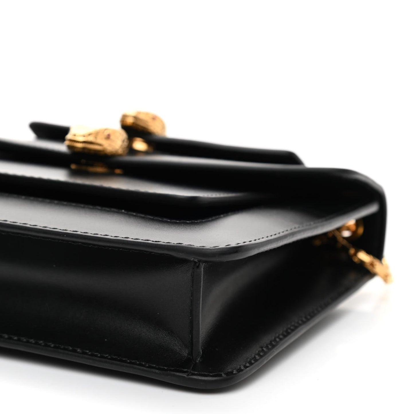 x ALEXANDER WANG Calfskin Serpenti Bag Black