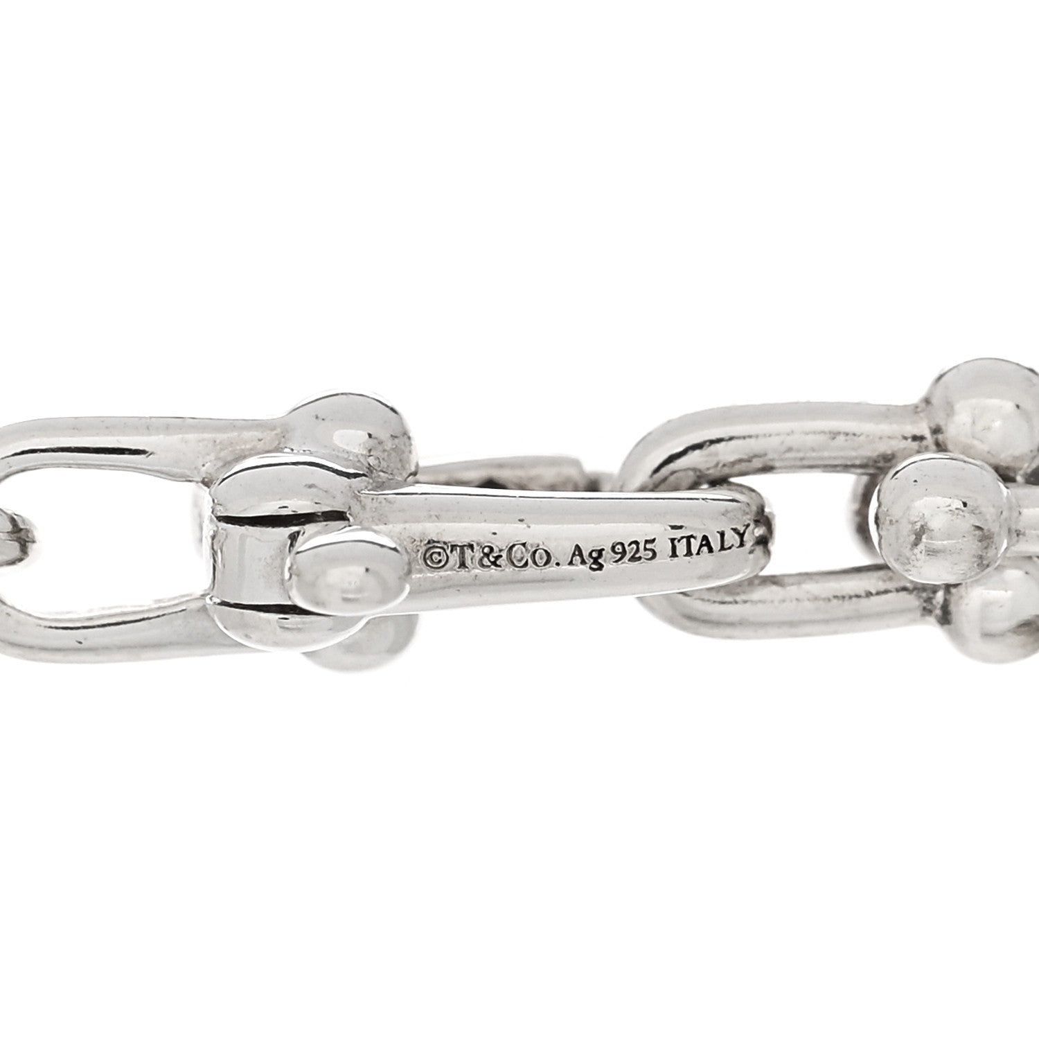 Tiffany Sterling Silver Micro HardWear Link Bracelet 3 of 4