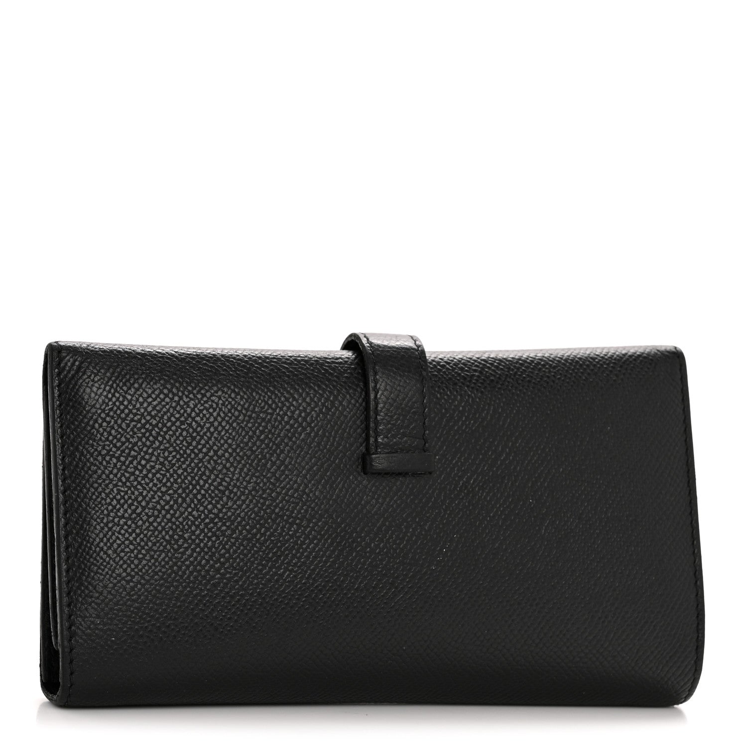 Hermes Epsom Tri-Fold Bearn Gusset Wallet Black 3 of 8