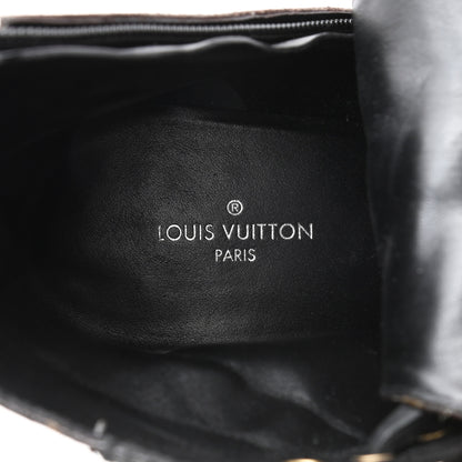 Louis Vuitton Patent Calfskin Monogram Star Trail Ankle Boots 37.5 Black 8 of 10