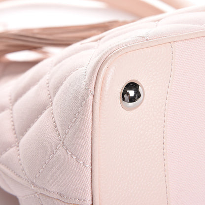 Chanel Canvas Caviar Tassel Tote Light Pink 15 of 18