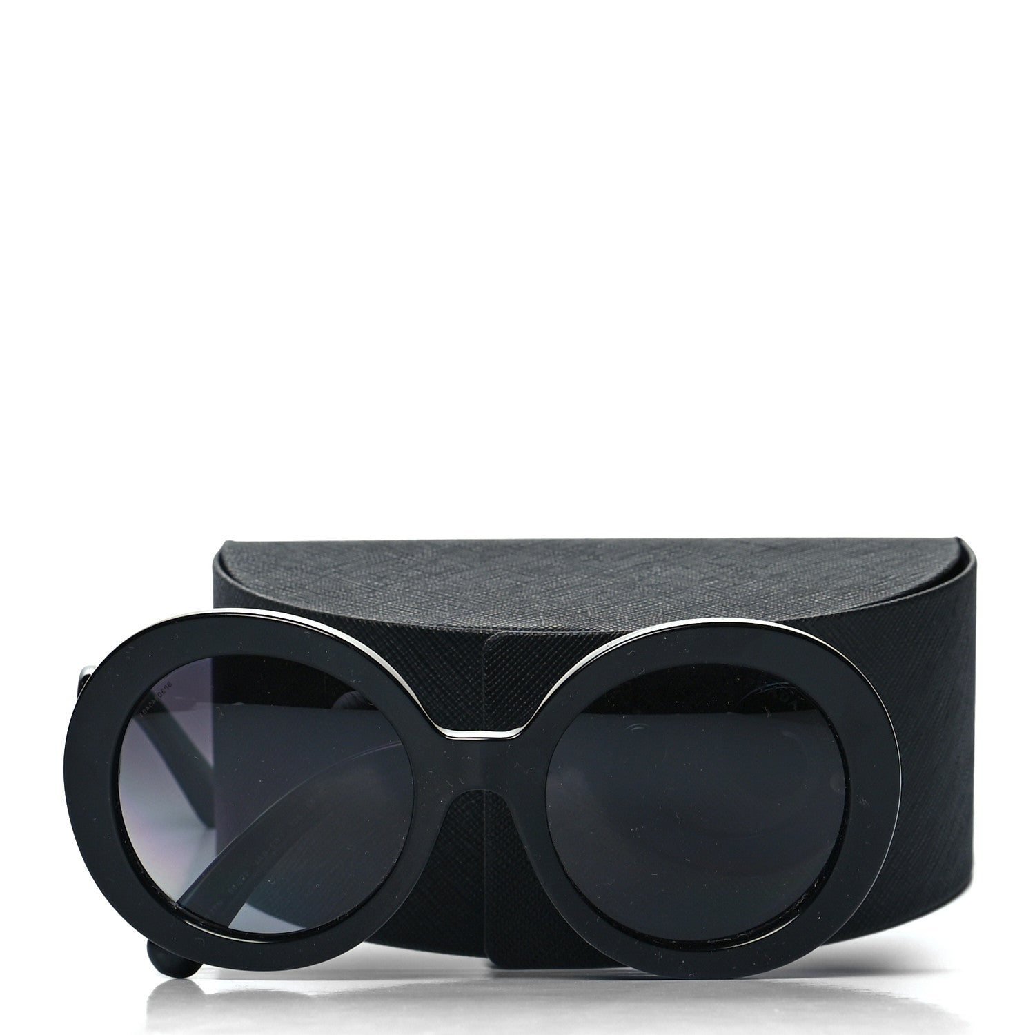 Prada Baroque Sunglasses SPR 27N Black 7 of 7