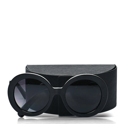 Prada Baroque Sunglasses SPR 27N Black 7 of 7