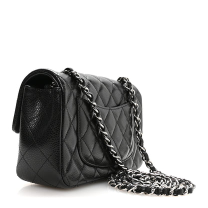 Chanel Caviar Quilted Mini Rectangular Flap Black 3 of 11