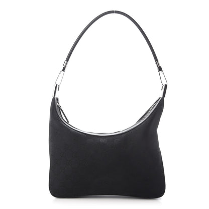 Gucci Monogram GG Clasp Hobo Black 1 of 8