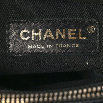 Chanel Grained Calfskin Small Neo Executive Shopper Tote Dark Blue Black 6 of 16