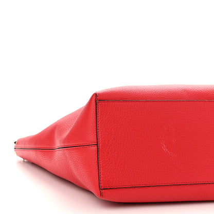 Valentino Garavani Grained Calfskin Rockstud Shoulder Tote Rouge Pur 8 of 15