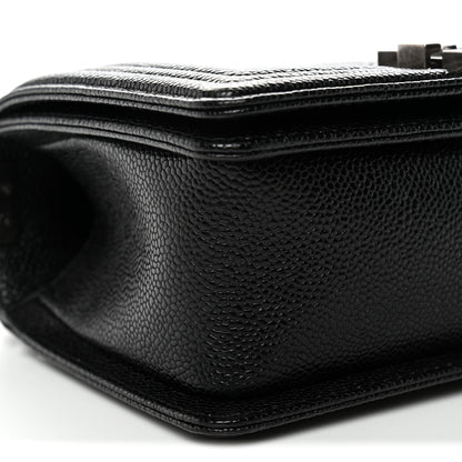 Chanel Caviar Quilted Small Boy Flap Black 8 of 9