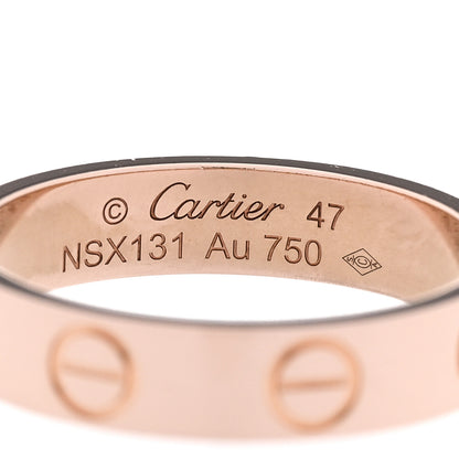 Cartier 18K Pink Gold 3.5mm LOVE Wedding Band Ring 47 4 4 of 4