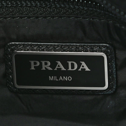 Prada X UNIVERSAL STUDIOS Tessuto Nylon Montagna Frankenstein Heart Small Crossbody Bag Black Smeraldo 7 of 14