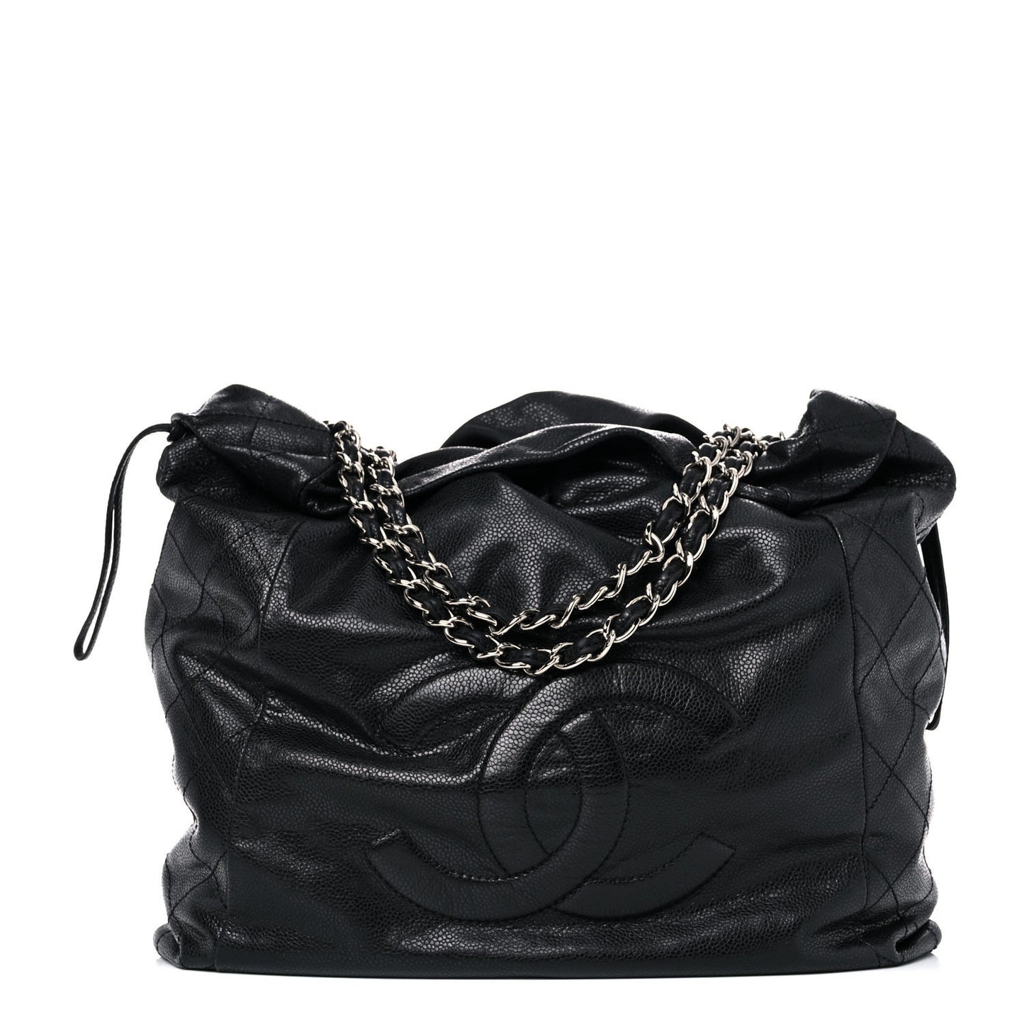 Caviar 31 Drawstring Tote Black