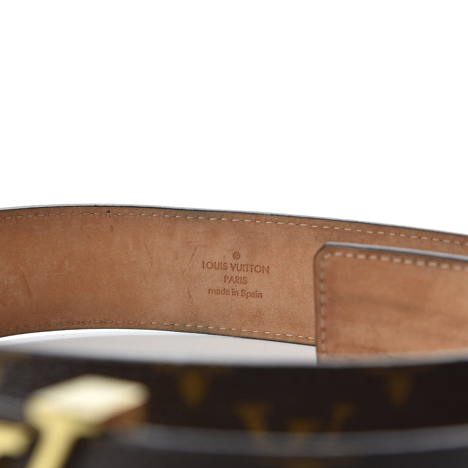 Louis Vuitton Monogram 40mm LV Initiales Belt 80 32 3 of 6