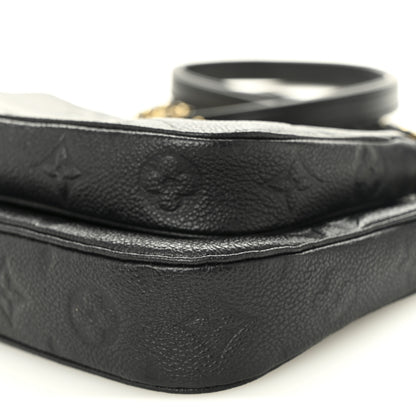 Louis Vuitton Empreinte Monogram Giant Multi Pochette Accessories Black 9 of 10