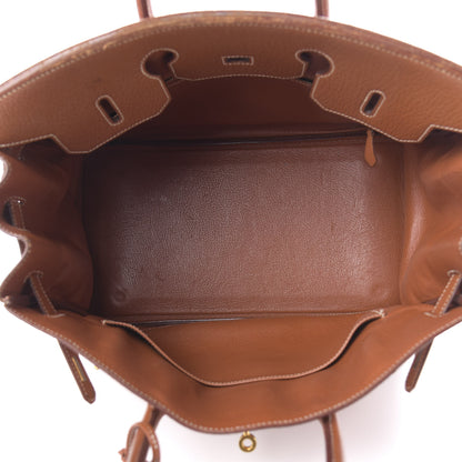 Hermes Chevre de Coromandel Birkin 35 Gold 5 of 17
