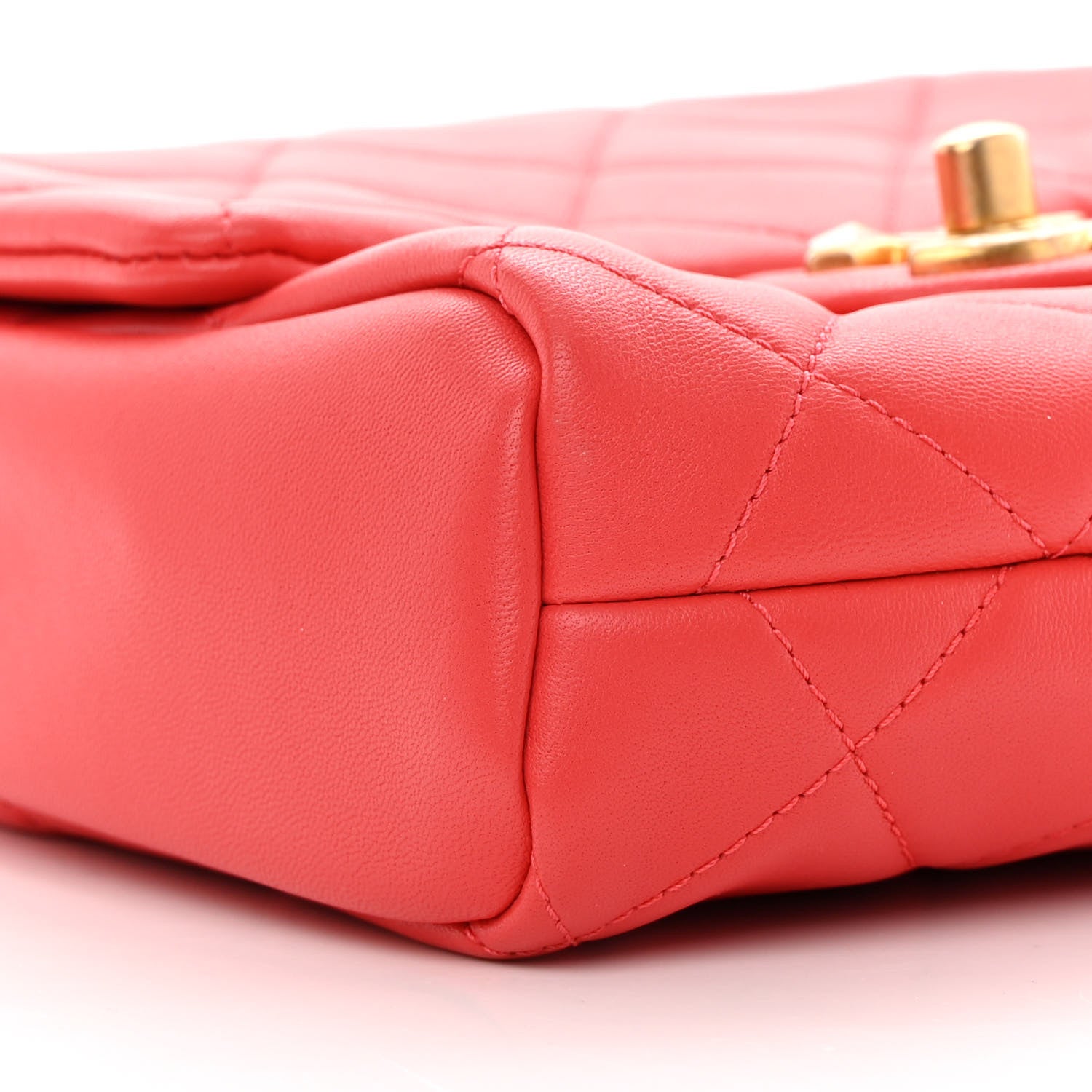 Chanel Lambskin Quilted Side-Packs Red 10 of 16