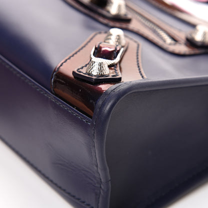Balenciaga Smooth Calfskin Metallic Patent Giant 12 Silver Hardware Mini City Ultraviolet 9 of 14