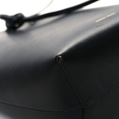 Mansur Gavriel Vegetable Tanned Calfskin Bucket Bag Black Flamma 8 of 13