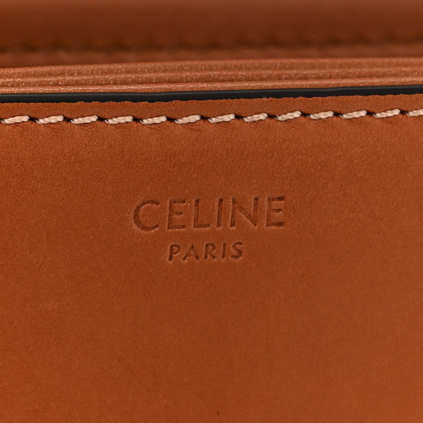 Shiny Calfskin Teen Triomphe Tan