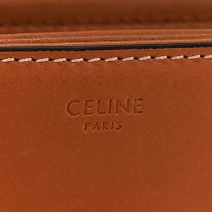 Celine Shiny Calfskin Teen Triomphe Tan 6 of 13