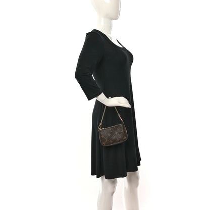 Louis Vuitton Monogram Mini Pochette Accessories 2 of 9