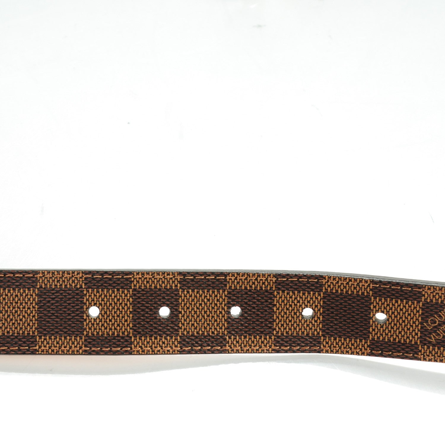 Louis Vuitton Damier Ebene Tresor Belt 90 36 6 of 8