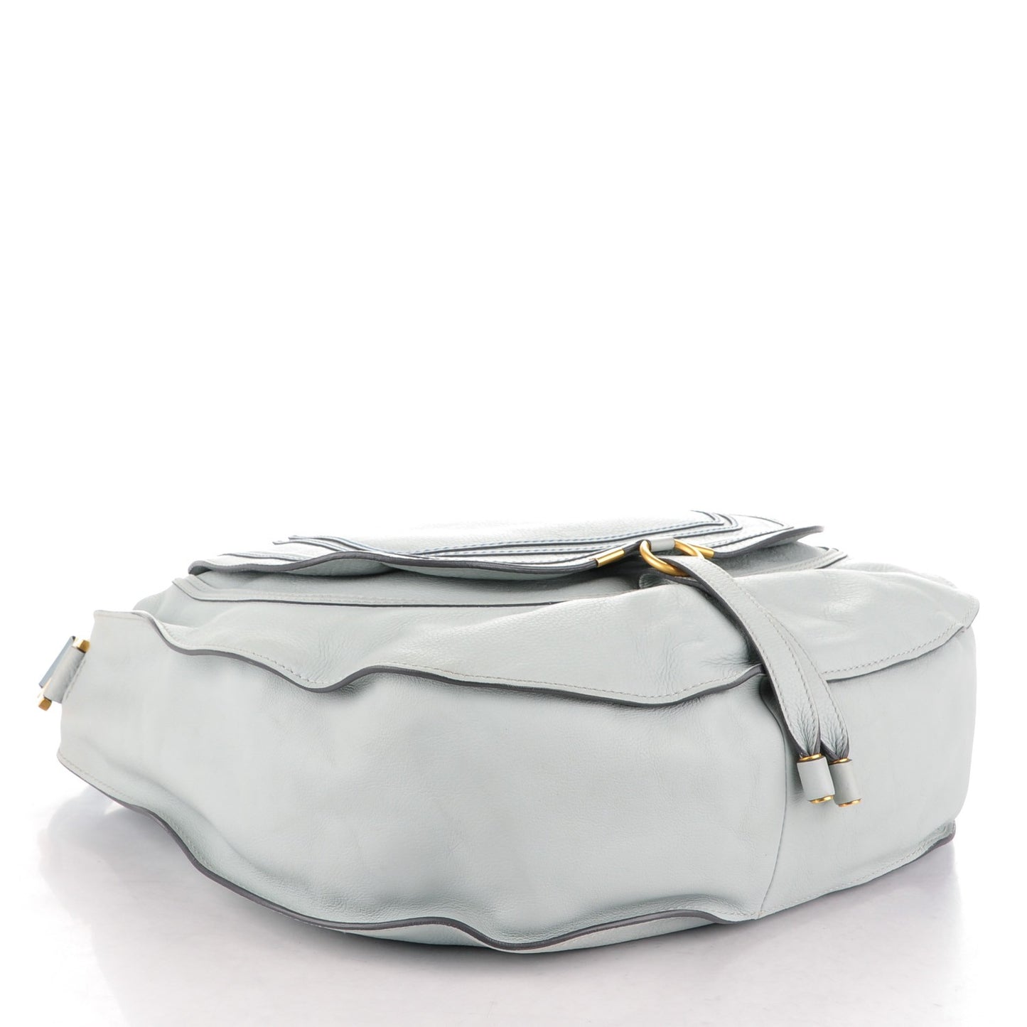 Calfskin Large Marcie Hobo Icy Blue