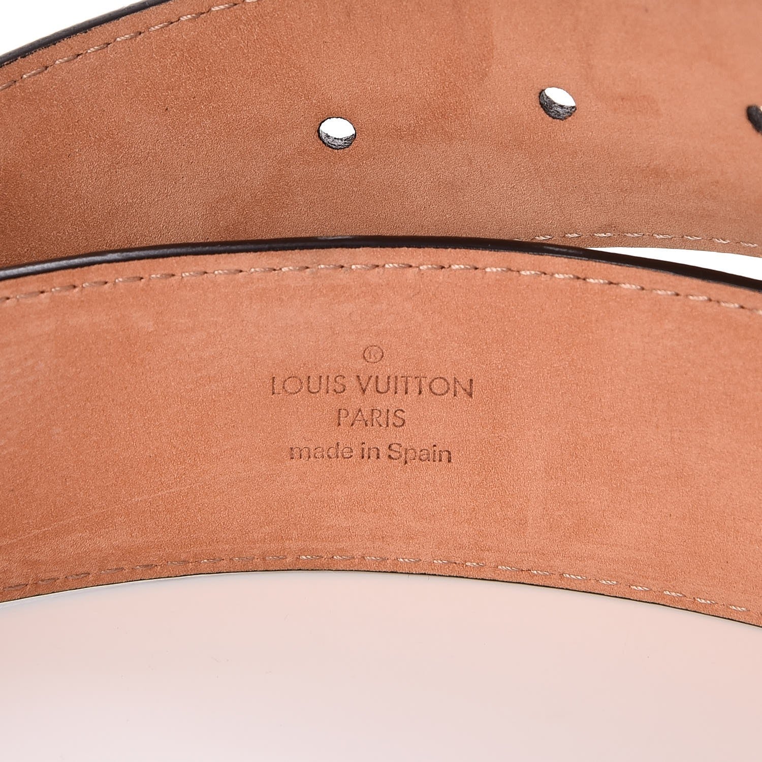 Louis Vuitton Monogram LV Initiales Belt 85 34 5 of 7