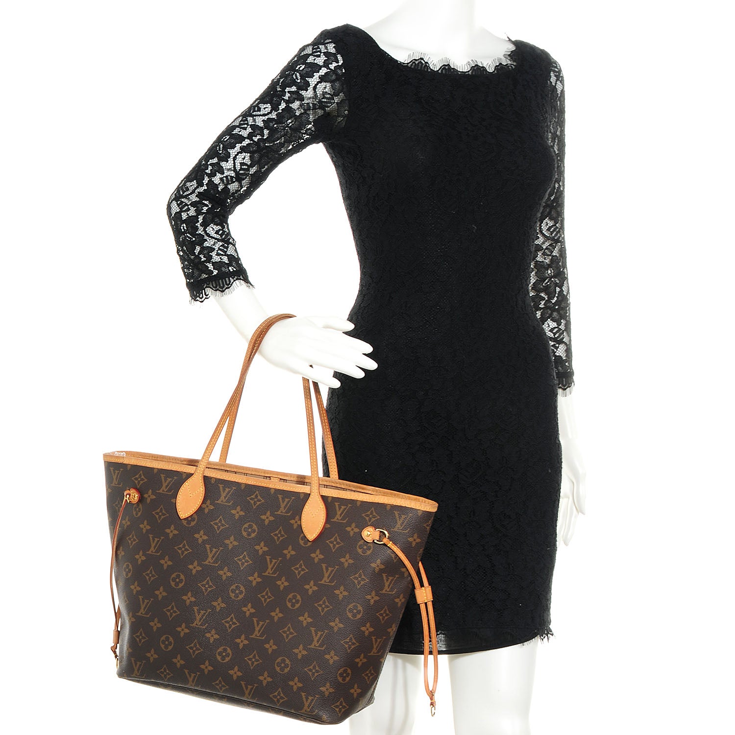 Louis Vuitton Monogram Neverfull MM 2 of 7