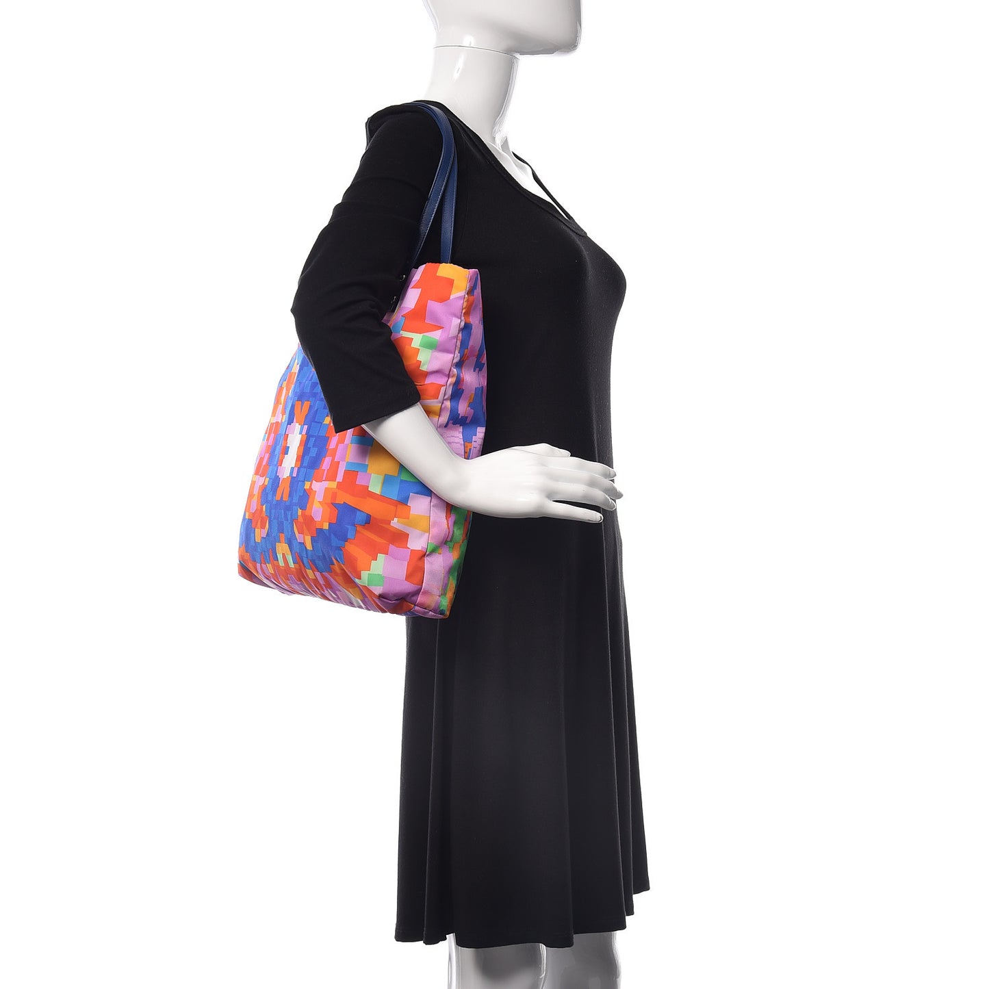 Nylon Printed CC Tote Multicolor