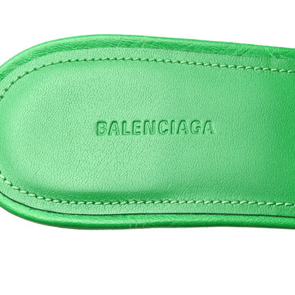 Balenciaga Agneau Arena Cagole 50mm Slide Sandals 36 Vivd Green 7 of 10