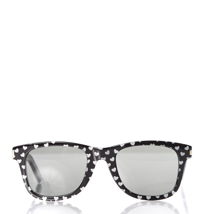 Saint Laurent Square Heart Sunglasses SL51 Black 2 of 8