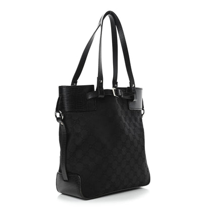 Gucci Monogram Small Bucket Tote Black 2 of 6