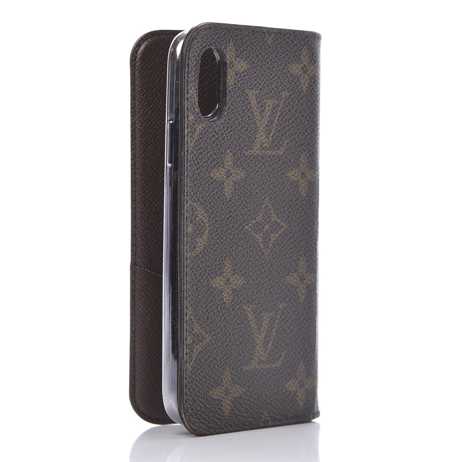 Louis Vuitton Monogram iPhone X Folio Case 2 of 11