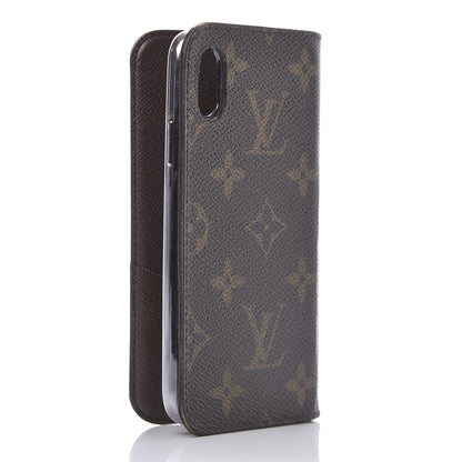 Louis Vuitton Monogram iPhone X Folio Case 2 of 11