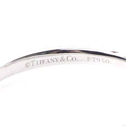 Tiffany Platinum Diamond Aquamarine 1.50ct Legacy Ring 52 6 4 of 5
